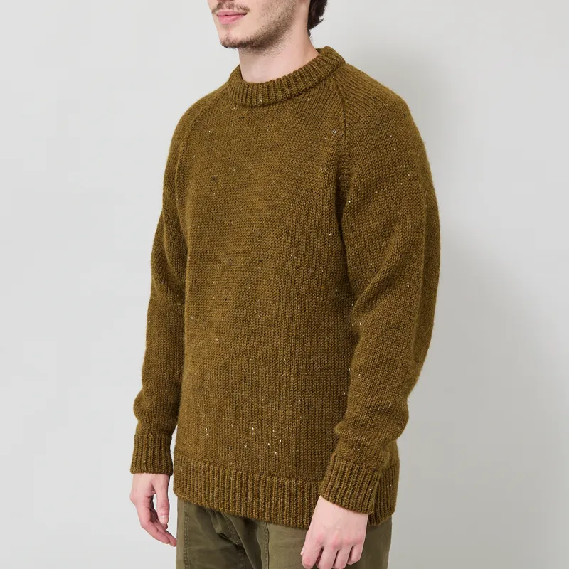 Origin Knitwear Chunky Raglan Knit Khaki-1