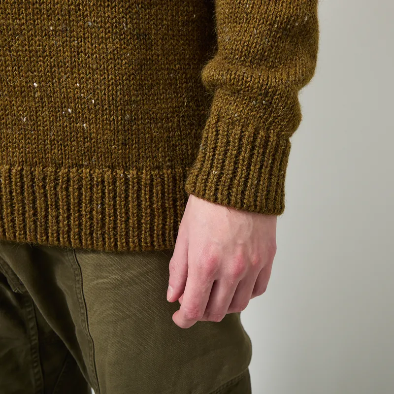 Origin Knitwear Chunky Raglan Knit Khaki-6