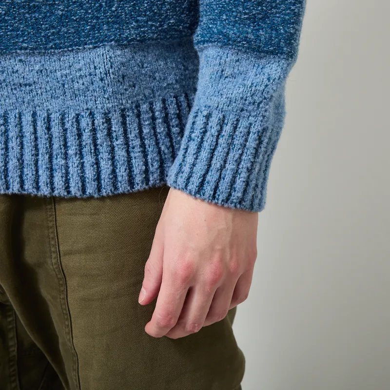 Origin Knitwear Souffle Striped Crew Dusk-5