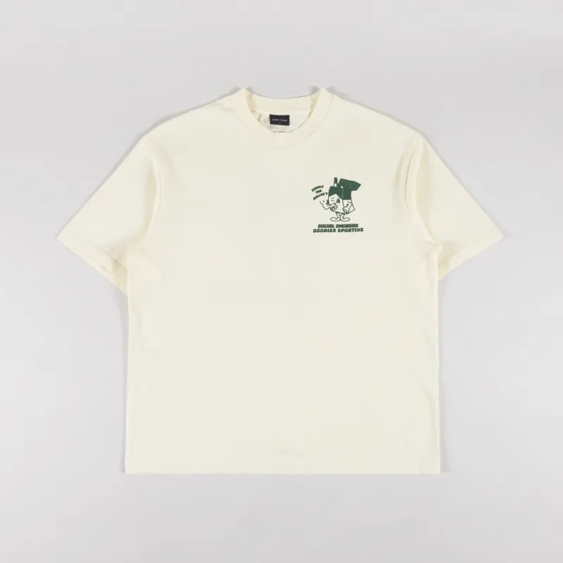 Goodies Sportive Social Smokers T Shirt Butter-1