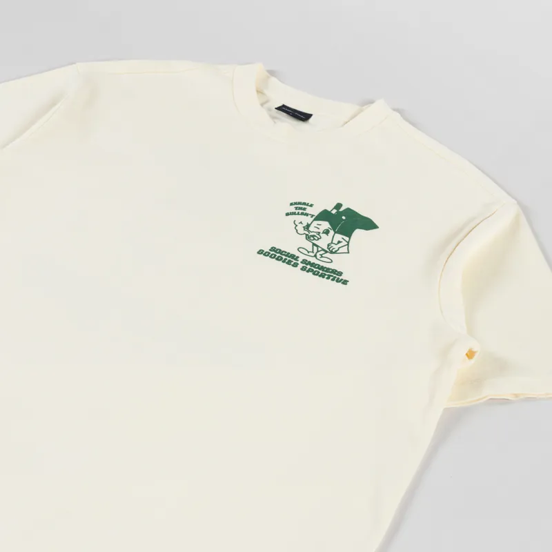 Goodies Sportive Social Smokers T Shirt Butter-3