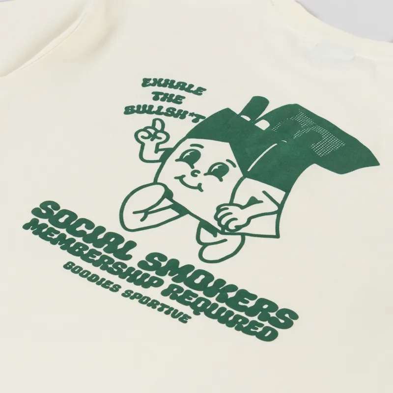 Goodies Sportive Social Smokers T Shirt Butter-4