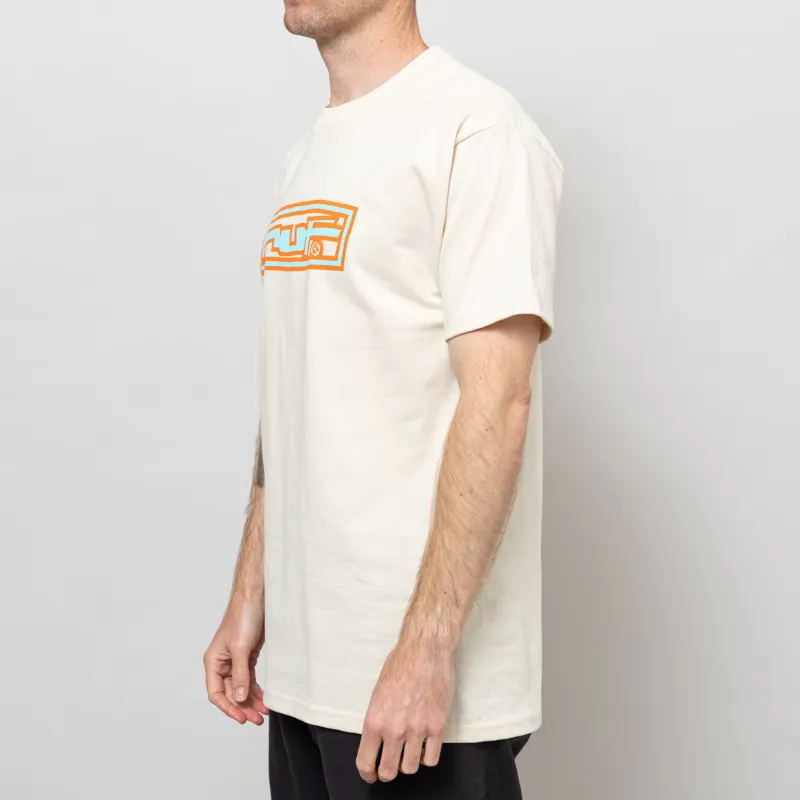 Huf Stretch T Shirt Cream-1