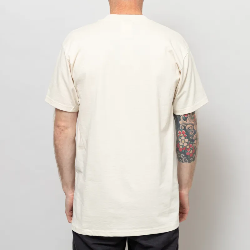Huf Stretch T Shirt Cream-3