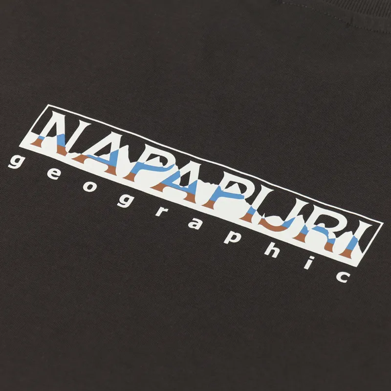 Napapijri Telemark T Shirt Brown Ebony-2