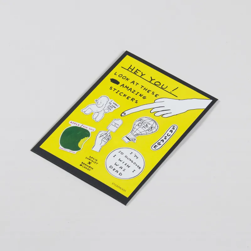 David Shrigley Sticker Pack 1