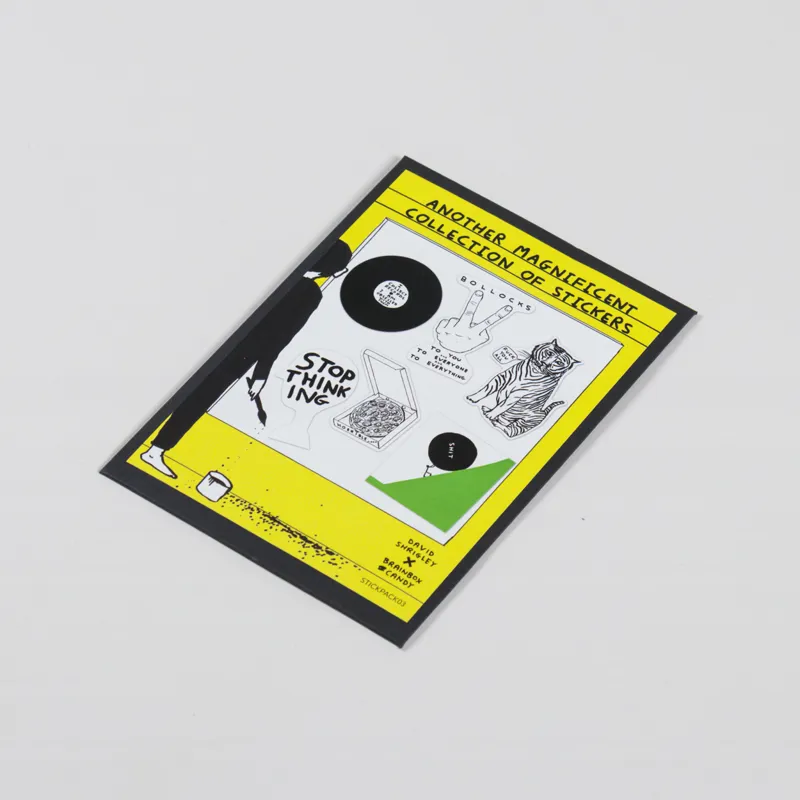 David Shrigley Sticker Pack 3