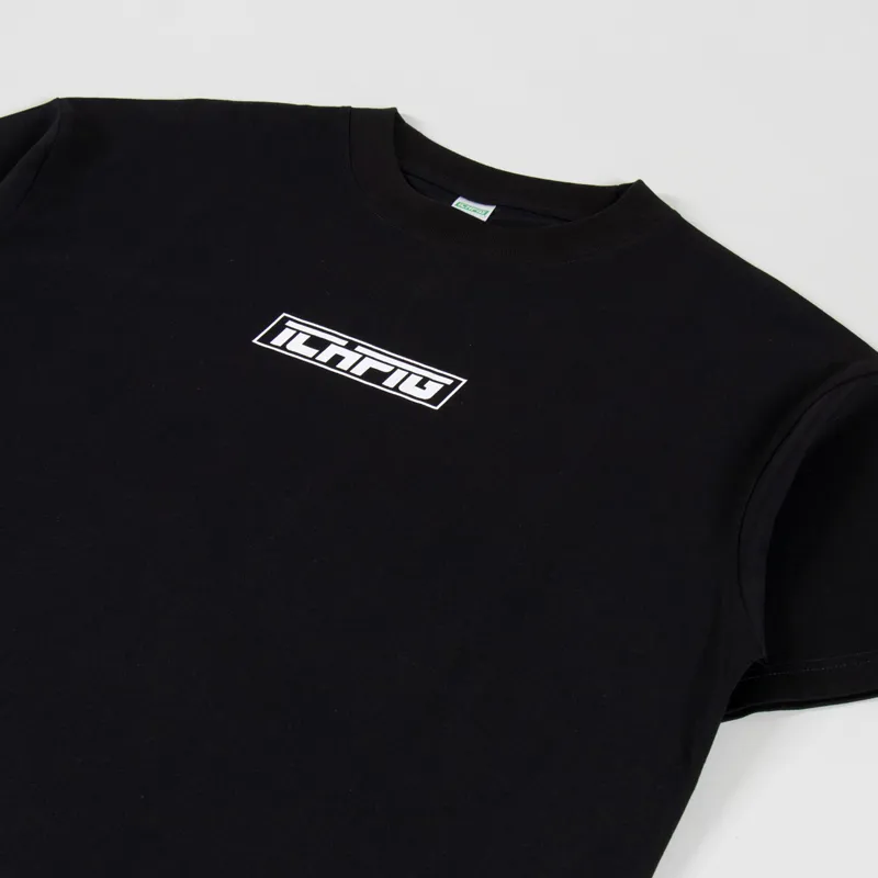 ICHPIG Strike Logo T Shirt Black-1