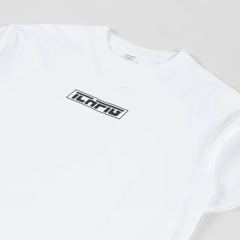 ICHPIG Strike Logo T Shirt White-1