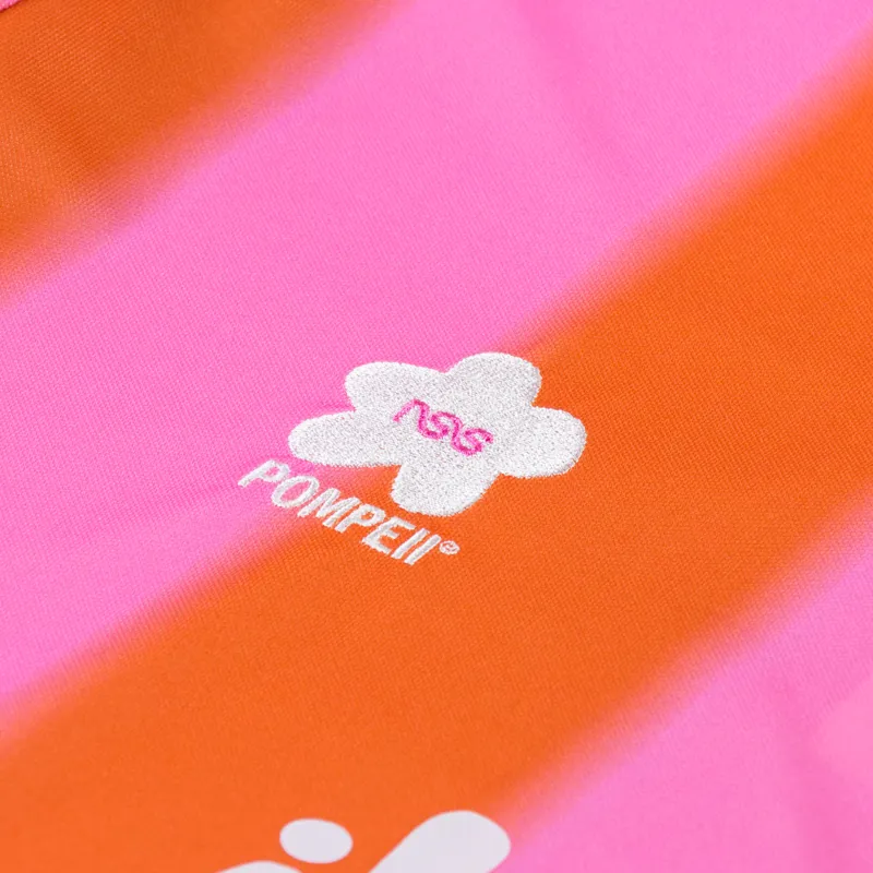 Pompeii x NSS Stripes Football Shirt Pink Orange-7
