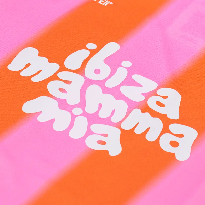 Pompeii x NSS Stripes Football Shirt Pink Orange-5