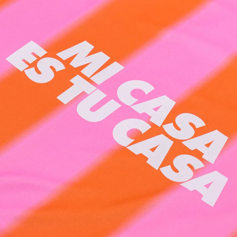 Pompeii x NSS Stripes Football Shirt Pink Orange-4