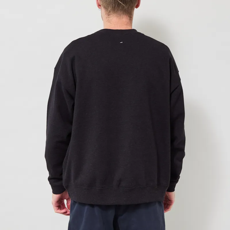 Snow Peak Recycled Cotton Pullover Black-2