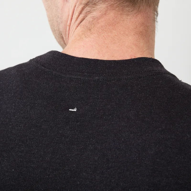 Snow Peak Recycled Cotton Pullover Black-4