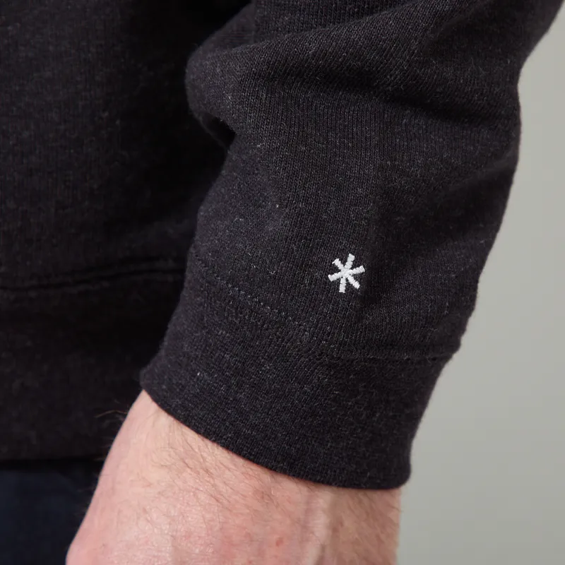 Snow Peak Recycled Cotton Pullover Black-6