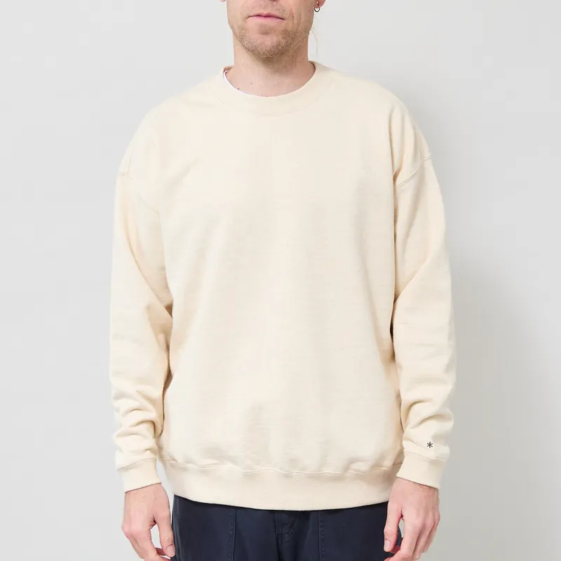 Snow Peak Recycled Cotton Pullover Oatmeal-1