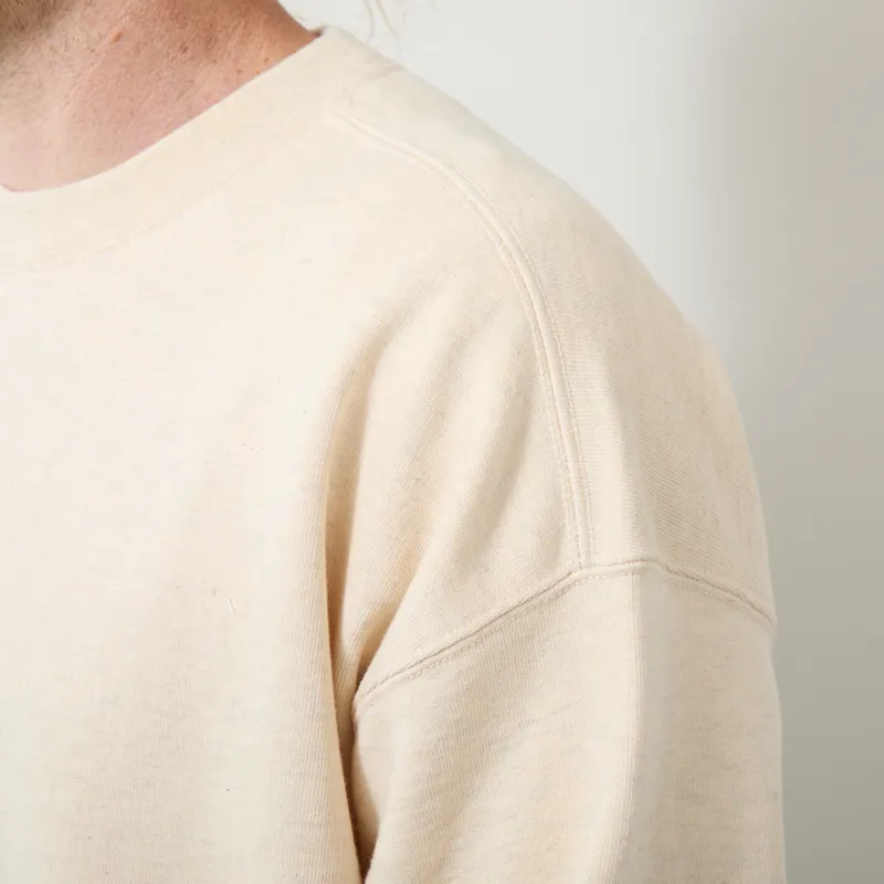 Snow Peak Recycled Cotton Pullover Oatmeal-4
