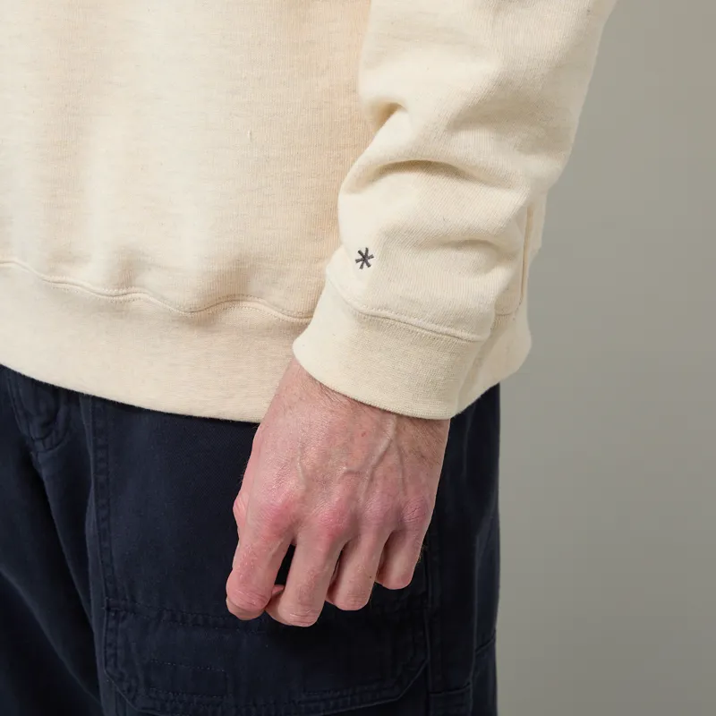Snow Peak Recycled Cotton Pullover Oatmeal-6