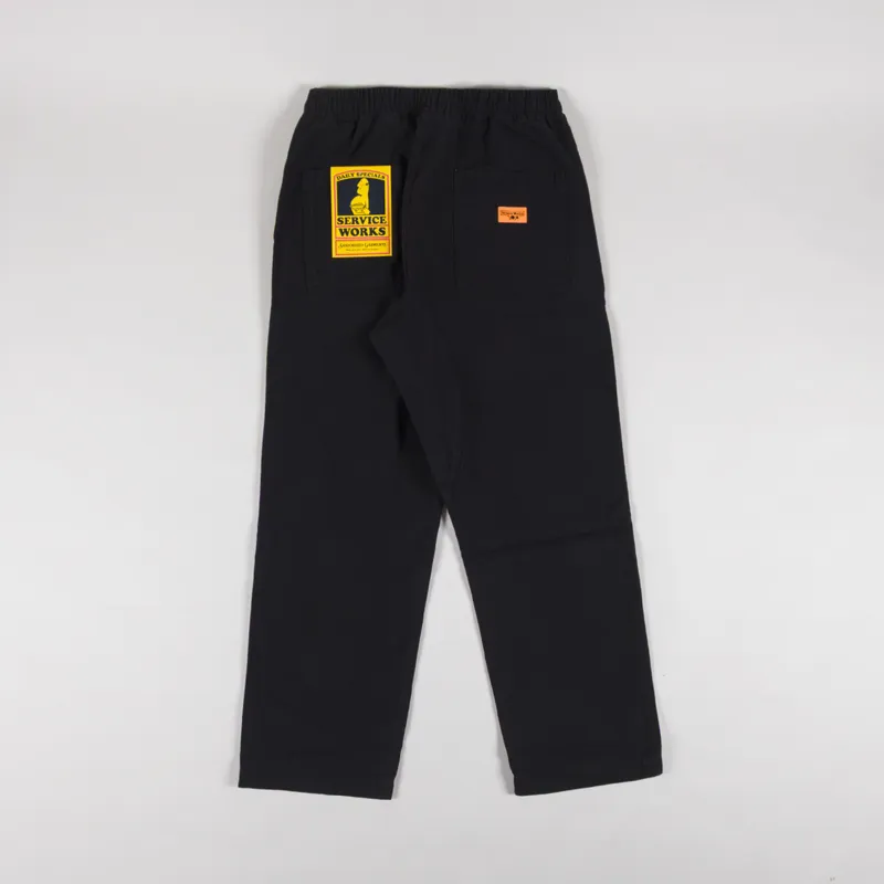 Service Works Canvas Chef Pants Black