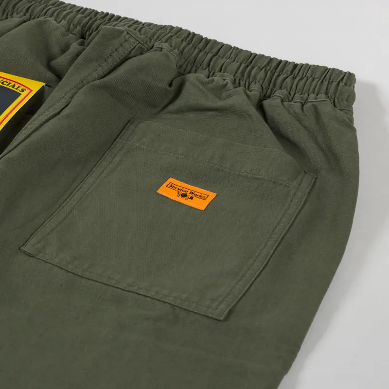 Service Works Canvas Chef Pants Olive-7