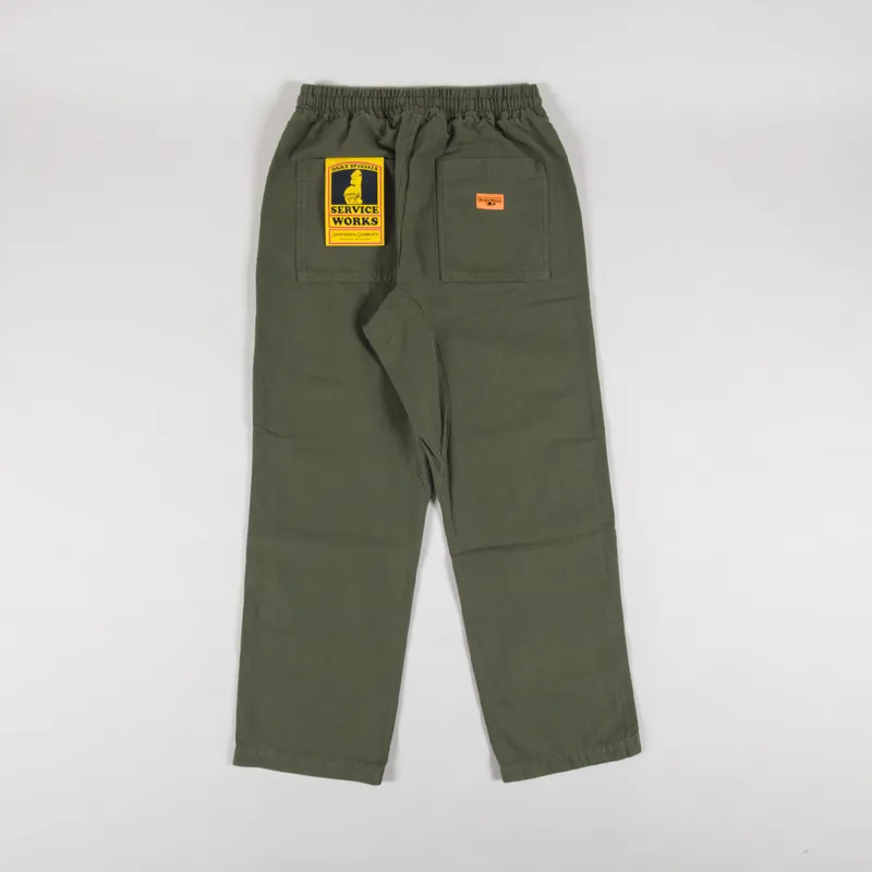 Service Works Canvas Chef Pants Olive
