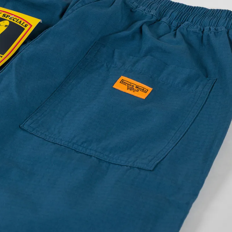 Service Works Ripstop Chef Pants Ocean-7