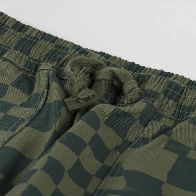Service Works Printed Chef Pants Olive Checker-10