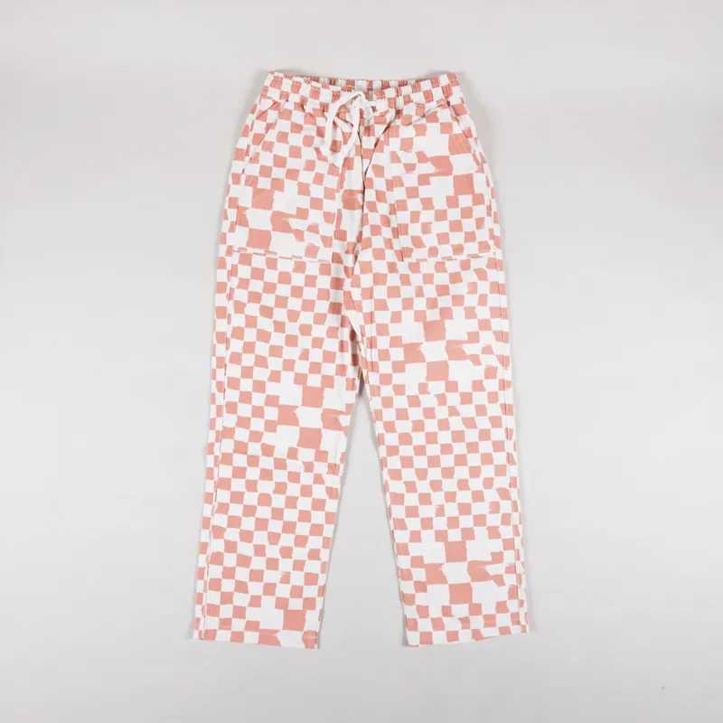 Service Works Printed Chef Pants Salmon Checker-1