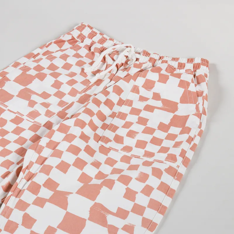 Service Works Printed Chef Pants Salmon Checker-6