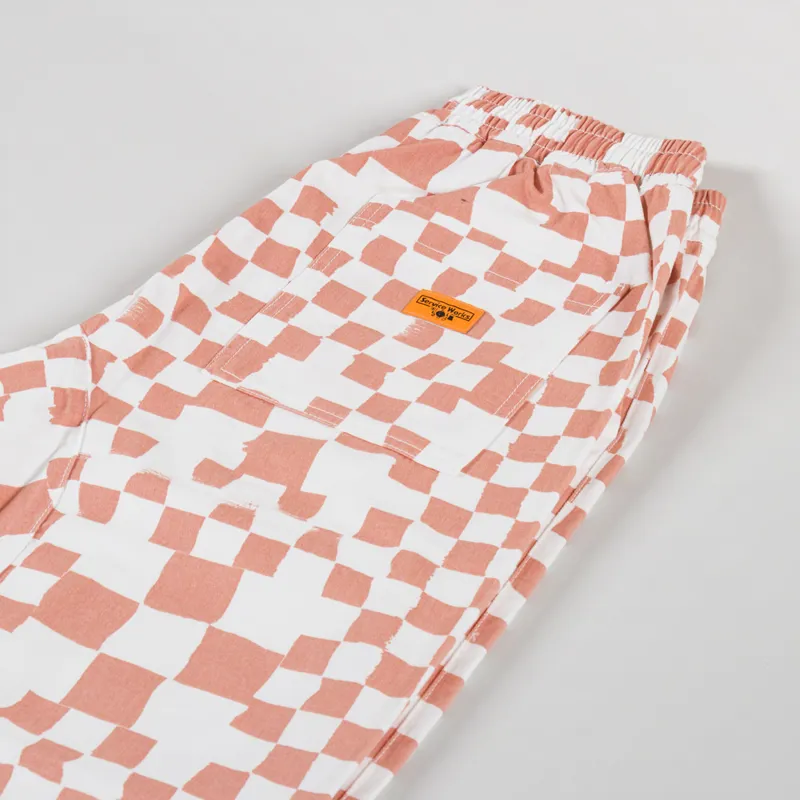 Service Works Printed Chef Pants Salmon Checker-3