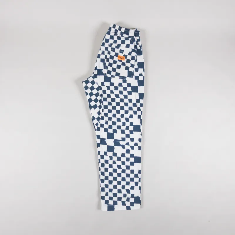 Service Works Printed Chef Pants Teal Checker-2