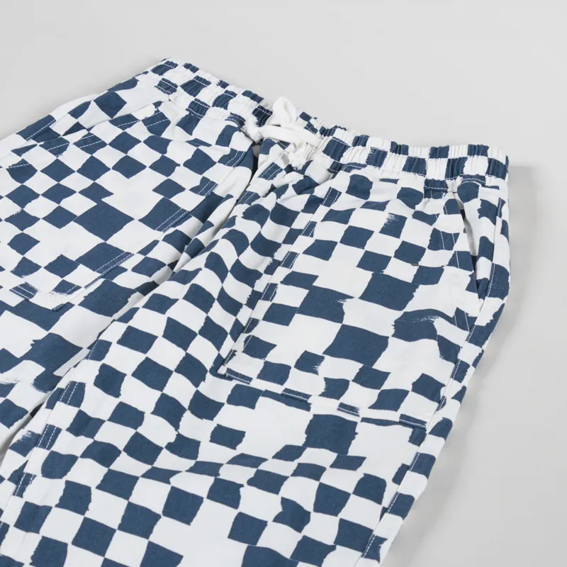 Service Works Printed Chef Pants Teal Checker-6