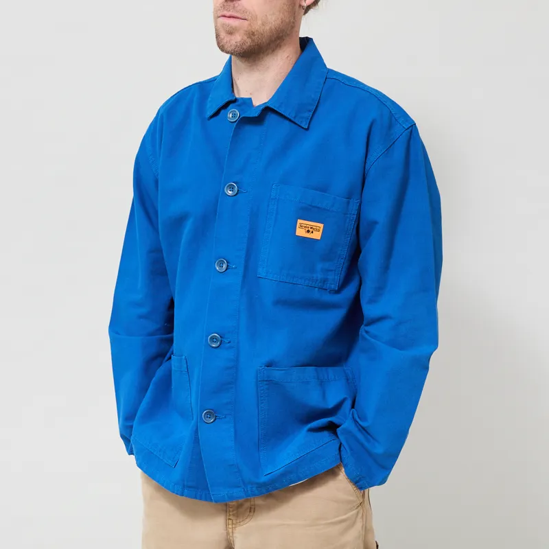 Service Works Canvas Chore Shirt Cobalt-1