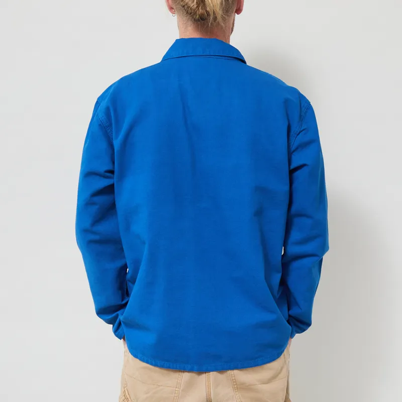 Service Works Canvas Chore Shirt Cobalt-2