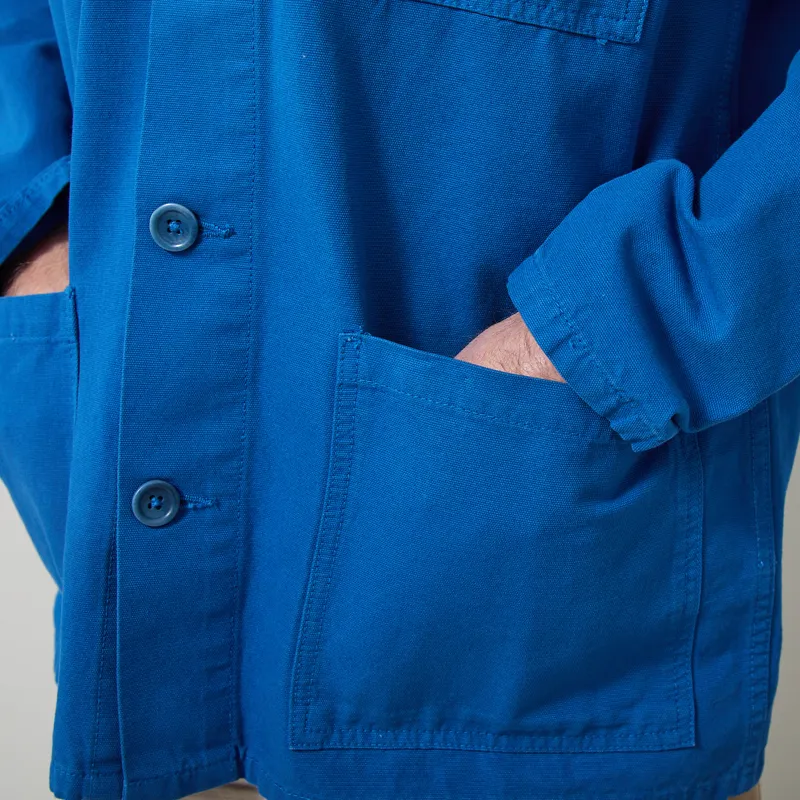 Service Works Canvas Chore Shirt Cobalt-6