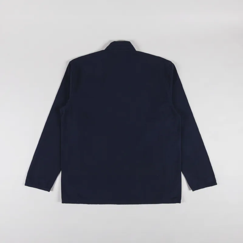 Service Works Canvas Chore Shirt Dark Navy-1