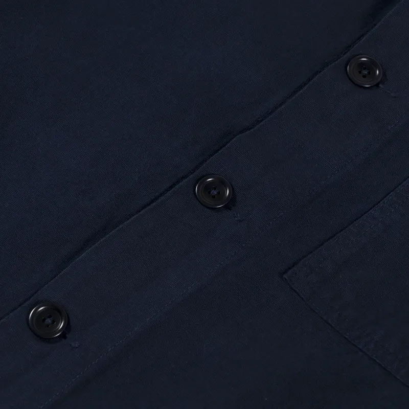 Service Works Canvas Chore Shirt Dark Navy-6