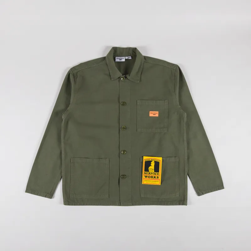 Service Works Canvas Chore Shirt Olive