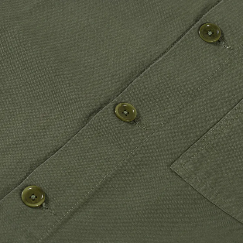 Service Works Canvas Chore Shirt Olive-5