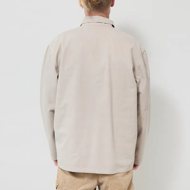 Service Works Canvas Chore Shirt Stone-2