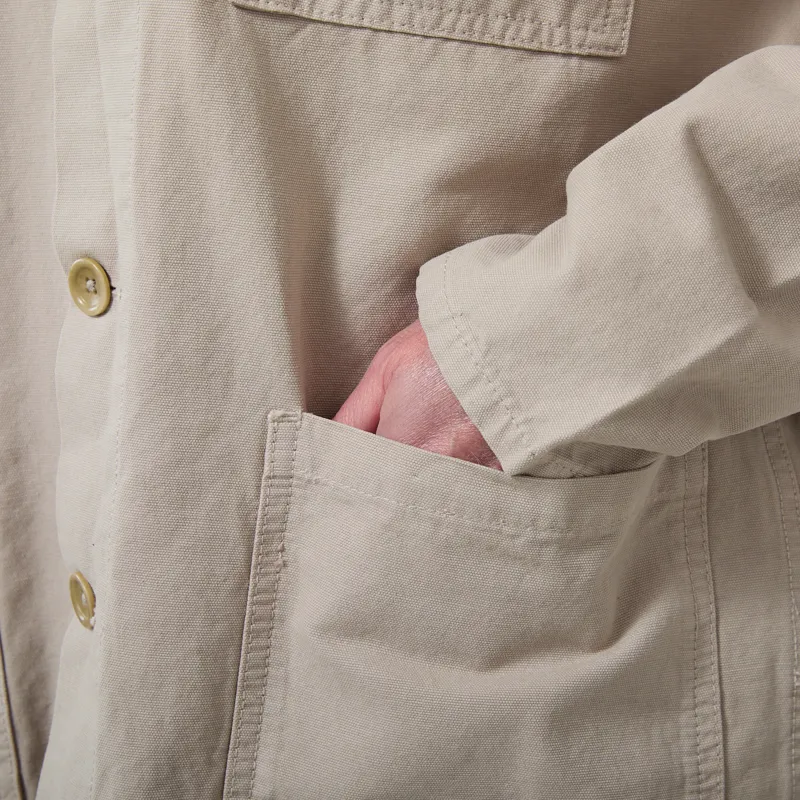 Service Works Canvas Chore Shirt Stone-6