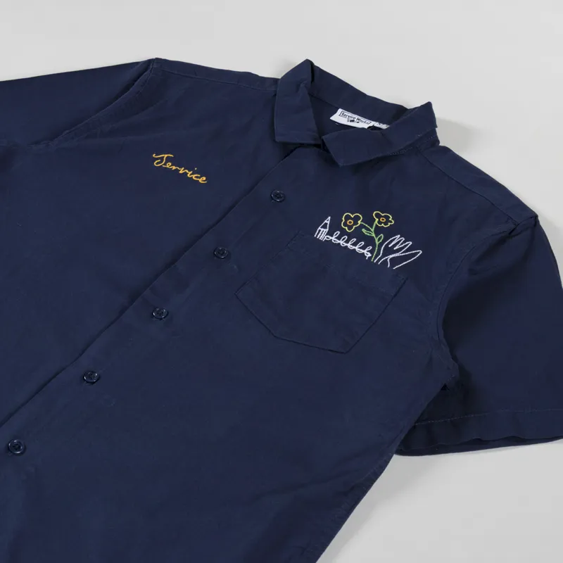 Service Works Light Twill Necessities Shirt Navy-2