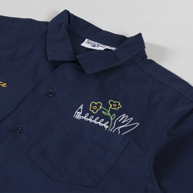 Service Works Light Twill Necessities Shirt Navy-4
