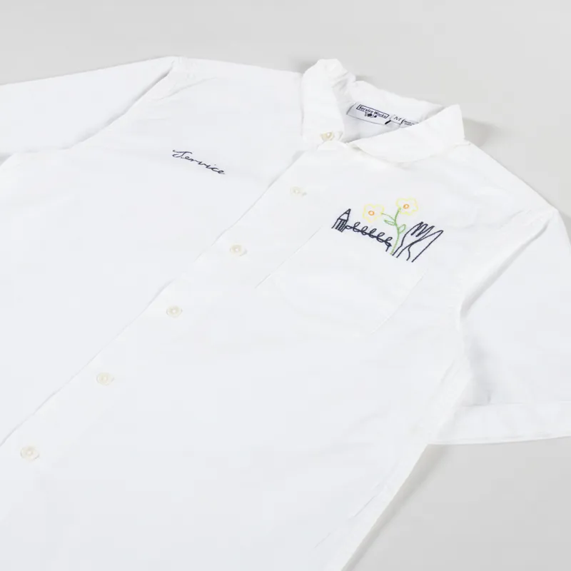 Service Works Light Twill Necessities Shirt Off White-2