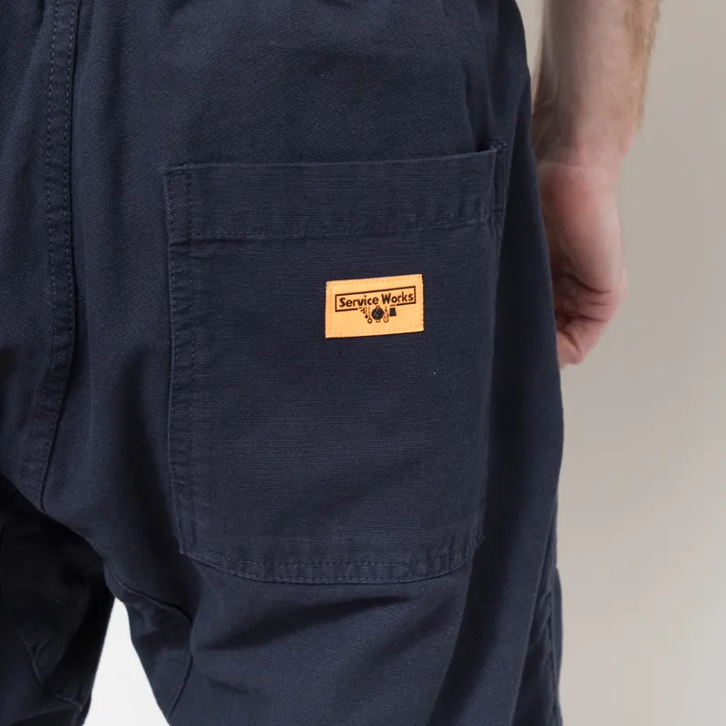 Service Works Canvas Chef Shorts Dark Navy-4
