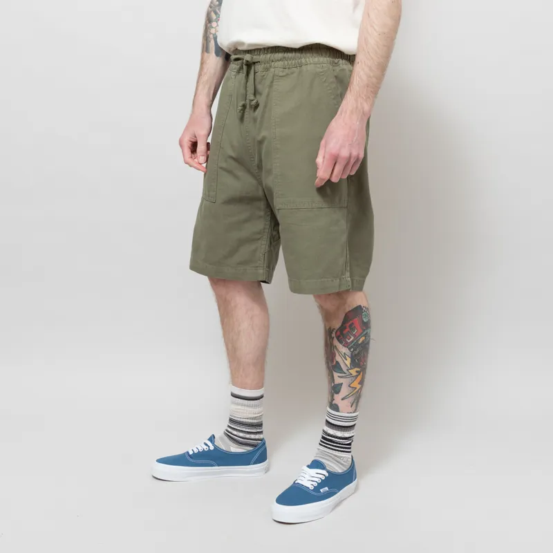 Service Works Canvas Chef Shorts Olive-1