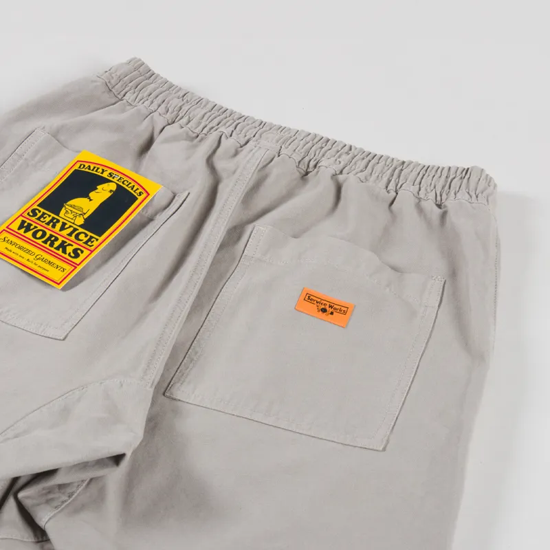 Service Works Canvas Chef Shorts Stone-2