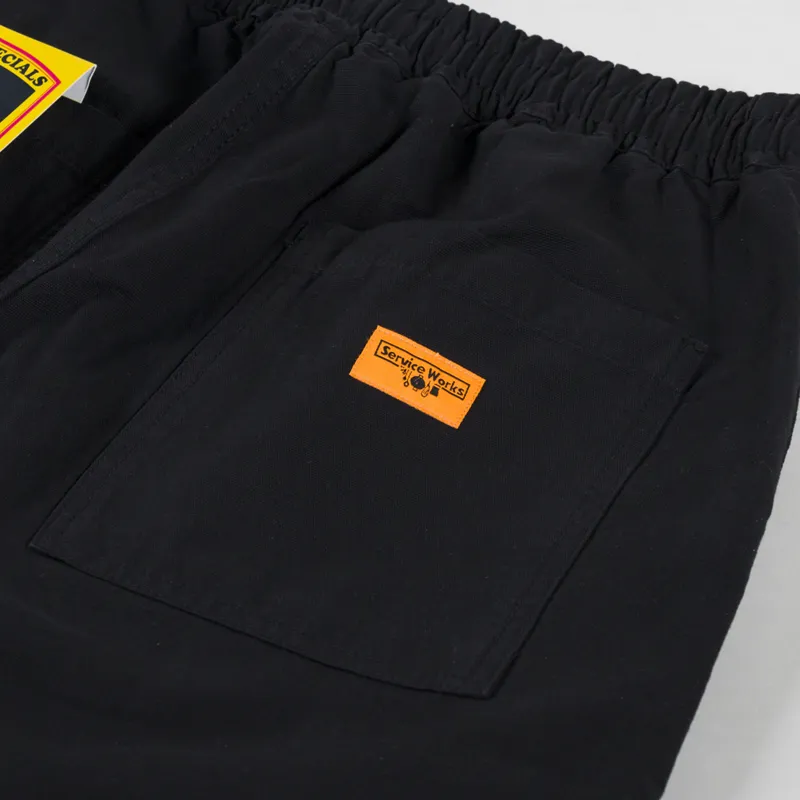 Service Works Canvas Chef Shorts Black-6