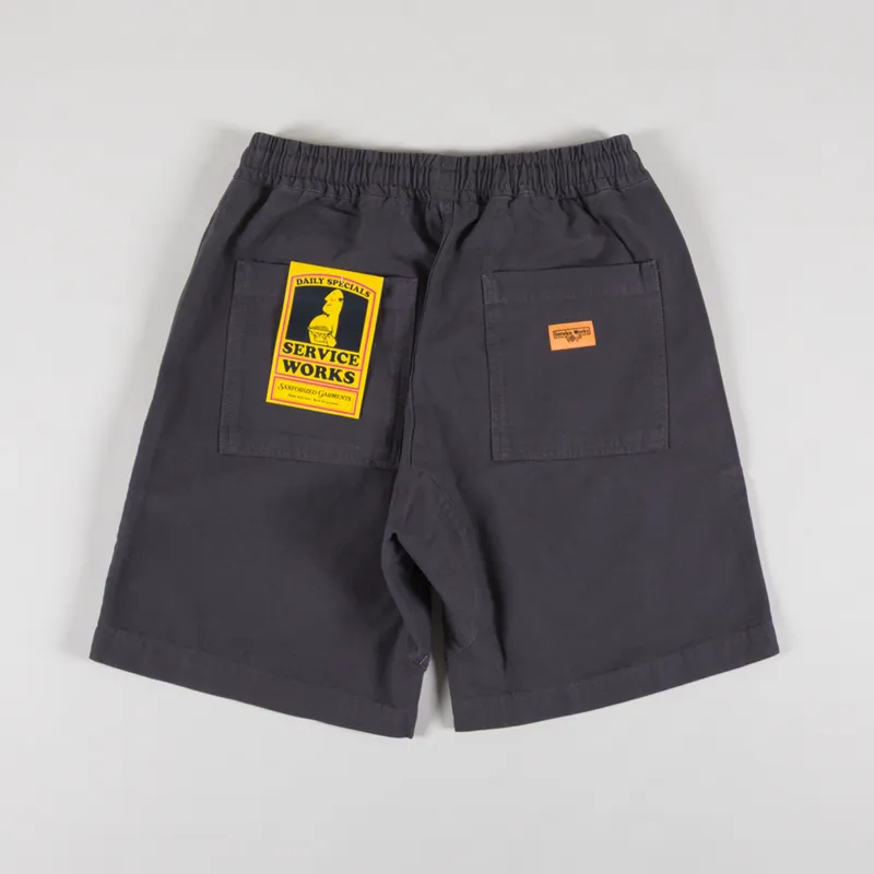 Service Works Canvas Chef Shorts Grey-1