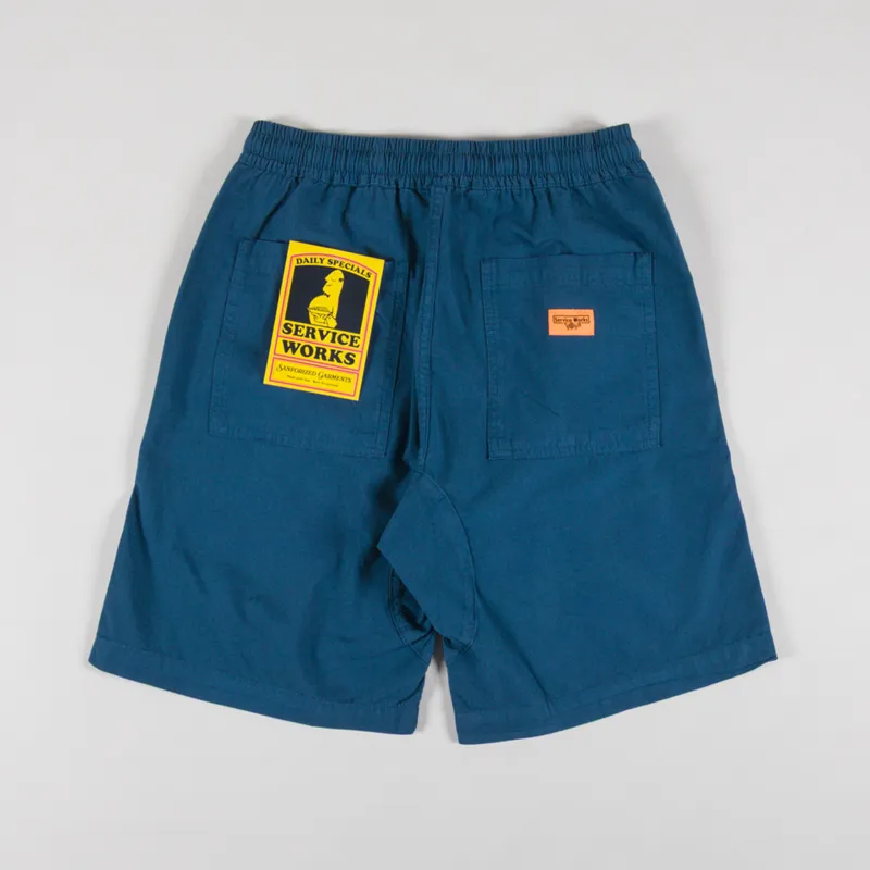 Service Works Ripstop Chef Shorts Ocean-1